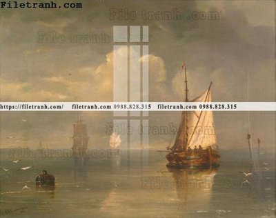 Download file tranh tranh ve son dau thuan buom xuoi gio 2274 (file gốc PSD)