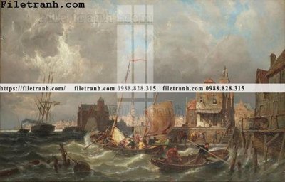 File gốc in ấn tranh ve son dau thuan buom xuoi gio 2293 chuẩn màu CMYK