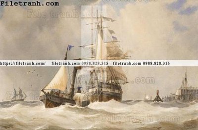 File tranh trang trí tranh ve son dau thuan buom xuoi gio 2295 (tải file gốc)