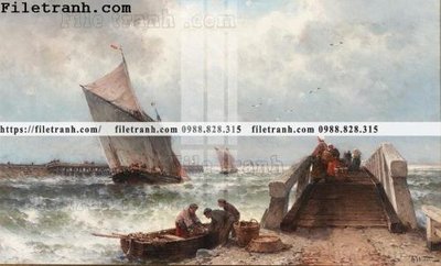 Tải xuống file tranh gốc tranh ve son dau thuan buom xuoi gio 2310 (PSD/TIFF)