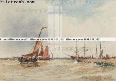 File PSD tranh ve son dau thuan buom xuoi gio 2313 (bản gốc) dễ dàng edit