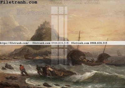 File tranh tranh ve son dau thuan buom xuoi gio 2326 (ảnh gốc) in trần nhà