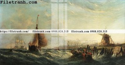 File gốc in ấn tranh ve son dau thuan buom xuoi gio 2341 chất lượng vượt trội