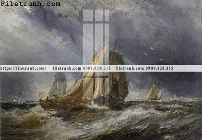 File gốc tranh ve son dau thuan buom xuoi gio 2350 (phong cách) châu Âu