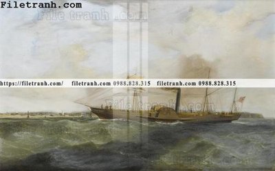 File tranh tranh ve son dau thuan buom xuoi gio 2352 (ảnh gốc) in trần nhà