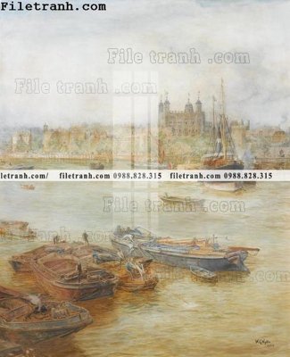 File gốc tranh ve son dau thuan buom xuoi gio 2353 (trang trí) phòng ngủ