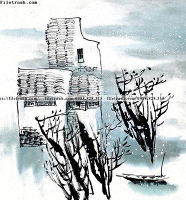 Tải file gốc tranh ve thi tran giang nam 742 (bản PSD) chỉnh sửa được