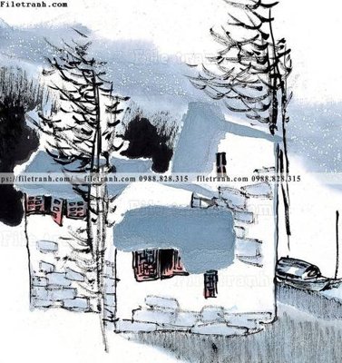 Tải file tranh ve thi tran giang nam 760 (gốc) in nhanh