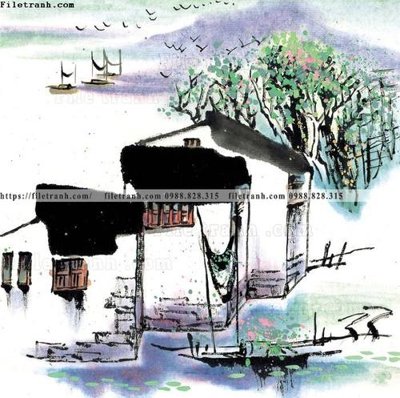 File in trần tranh ve thi tran giang nam 785 (bản gốc) bầu trời