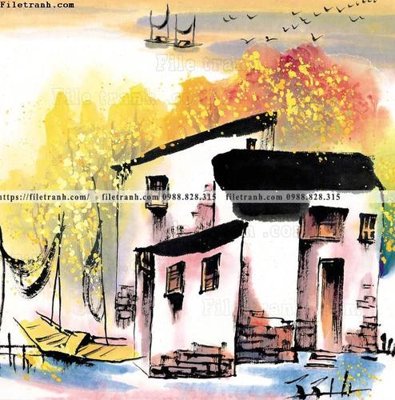 Tải file tranh ve thi tran giang nam 878 (gốc) làm file quảng cáo