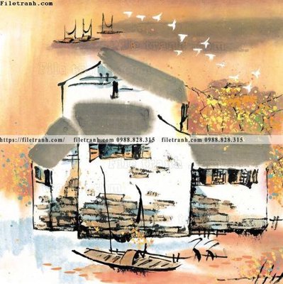 File gốc tranh ve thi tran giang nam 885 (thiết kế) cho in ấn