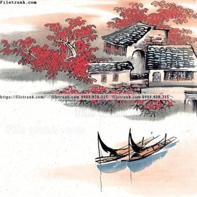 Download file gốc tranh ve thi tran giang nam 890 (độ nét cao)