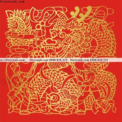 File in trần tranh vector rong vang 543 (bản gốc 3D) sống động