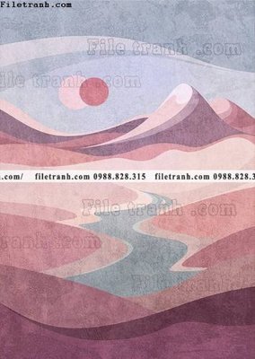 File tranh truu tuong cua Mat troi va Mat trang Morandi 612 (gốc) chủ đề trẻ em