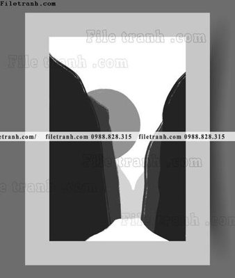 File ảnh truu tuong toi gian hien dai dep 1506 (gốc) in standee