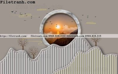 File gốc tuong nen xu huong quoc gia 204 (in lụa) cao cấp