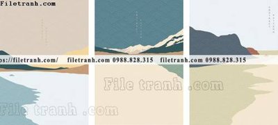 File gốc vector bo 3 truu tuong 1505 (chủ đề hiện đại) trang trí