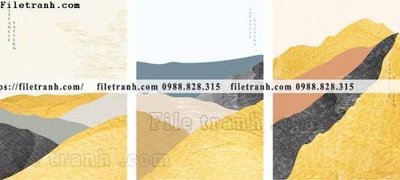 File tranh gốc PSD vector bo 3 truu tuong 1508 còn nguyên layer