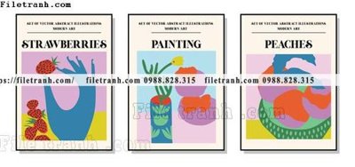 Tải file vector bo 3 truu tuong dep 1508 (ảnh gốc) file AI/EPS