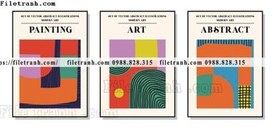 File in trần vector bo 3 truu tuong dep 1515 (bản gốc 3D) sống động