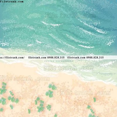 File gốc vector hinh anh bai bien dep tho mong 1505 (chuẩn CMYK) cho nhà in