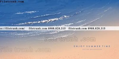 File tranh gốc vector hinh anh bai bien dep tho mong 1522 (bản quyền) file PSD