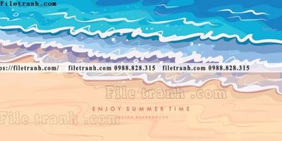 Tải file tranh vector hinh anh bai bien dep tho mong 1526 (ảnh gốc) ngay