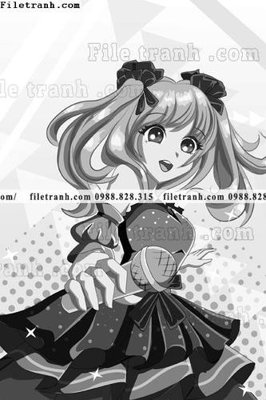 File gốc vector hinh anh co gai tranh doc 1534 (in ấn) không giới hạn