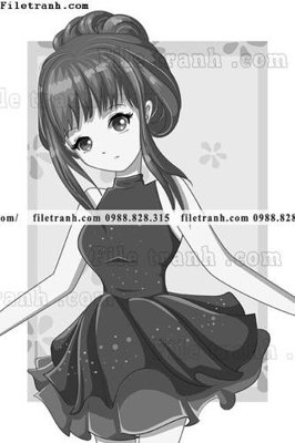 File ảnh vector hinh anh co gai tranh doc 1558 (gốc) in backdrop sự kiện