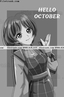 File in trần vector hinh anh co gai tranh doc 1568 (bản gốc) mây trời