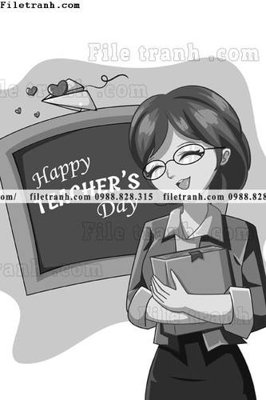 File tranh vector hinh anh co gai tranh doc 1569 (ảnh gốc) độ nét vượt trội