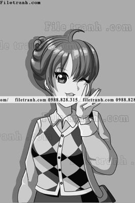 Tải file gốc vector hinh anh co gai tranh doc 1572 (bản PSD) đầy đủ layer