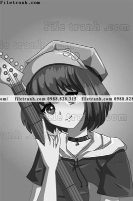 Tải file gốc vector hinh anh co gai tranh doc 1589 (bản PSD) gốc