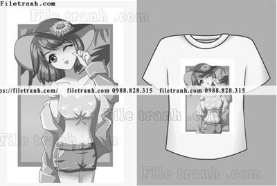 File tranh vector hinh anh co gai tranh doc 1594 (gốc) chủ đề thành phố