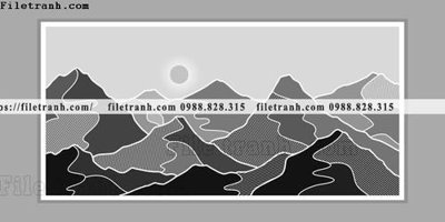 File in trần vector hinh anh nui la vang truu tuong 1545 (file gốc) hoa văn 3D