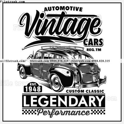 File gốc in mica vector hinh anh o to xe hoi co dien 1519 chất lượng