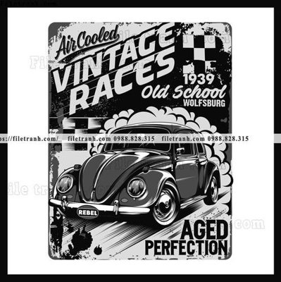 Download file vector hinh anh o to xe hoi co dien 1524 (gốc) in mica cao cấp