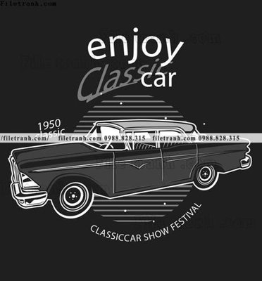 File ảnh vector hinh anh o to xe hoi co dien 1538 (gốc) cho trang trí nhà hàng