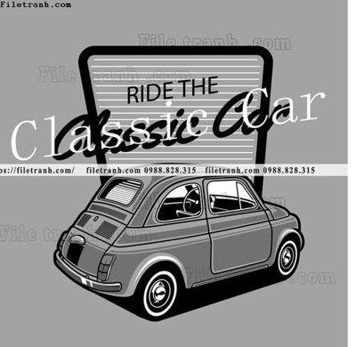 Tải file vector hinh anh o to xe hoi co dien 1558 (gốc) in nhanh