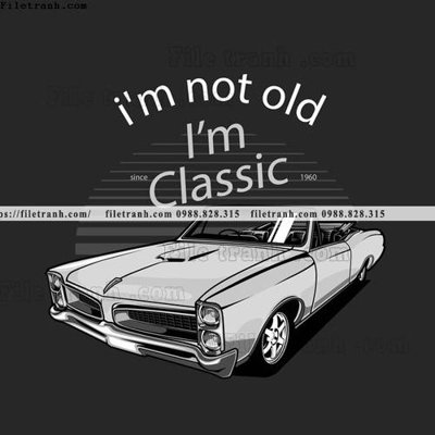 File tranh vector hinh anh o to xe hoi co dien 1560 (gốc) chủ đề tĩnh vật