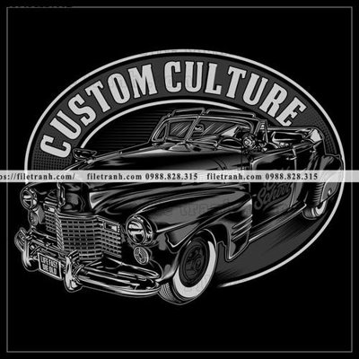 File ảnh vector hinh anh o to xe hoi co dien 1594 (gốc) in poster