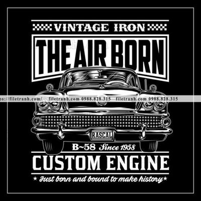 File PSD vector hinh anh o to xe hoi co dien 1611 (bản gốc) cho nhà in