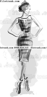 File in mica vector hinh anh style thoi trang nu 1527 (bản gốc) sắc sảo