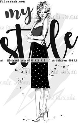 File tranh vector hinh anh style thoi trang nu 1543 (gốc) chủ đề tĩnh vật