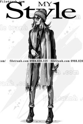 Tải về file gốc vector hinh anh style thoi trang nu 1557 (dùng cho in quảng cáo)