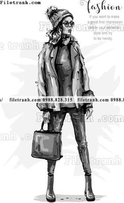 Download file vector hinh anh style thoi trang nu 1597 (chuẩn in) vector hinh anh style thoi trang nu 1597