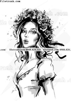 File in trần vector hinh anh style thoi trang nu 1621 (bản gốc) bầu trời