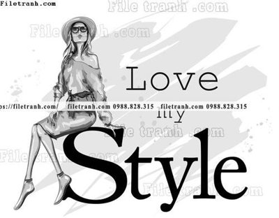 Ảnh mô tả file gốc in mica vector hinh anh thoi trang nu 1531