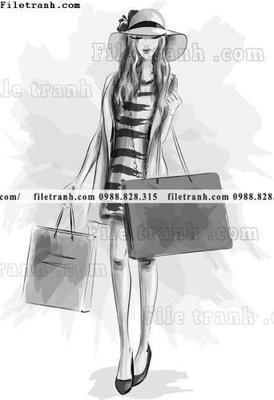 File in lụa vector hinh anh thoi trang nu 1537 (hoa văn) vector hinh anh thoi trang nu 1537