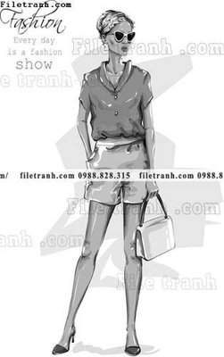 Tệp tin gốc vector hinh anh thoi trang nu 1583 (chất lượng) vector hinh anh thoi trang nu 1583